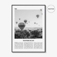Teotihuacan Print Black and White, Teotihuacan Wall Art, Teotihuacan Poster, Teotihuacan Photo, Teotihuacan Wall Décor, Mexico