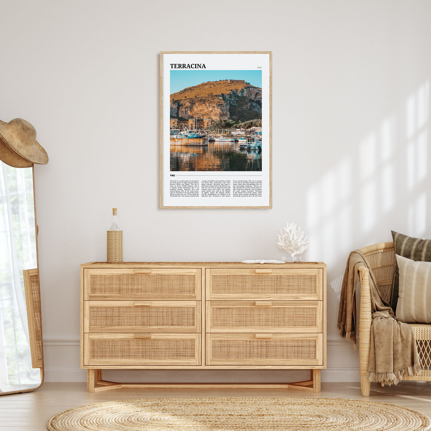 Terracina Travel Color Poster