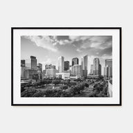 Texas Landscape B&W Poster