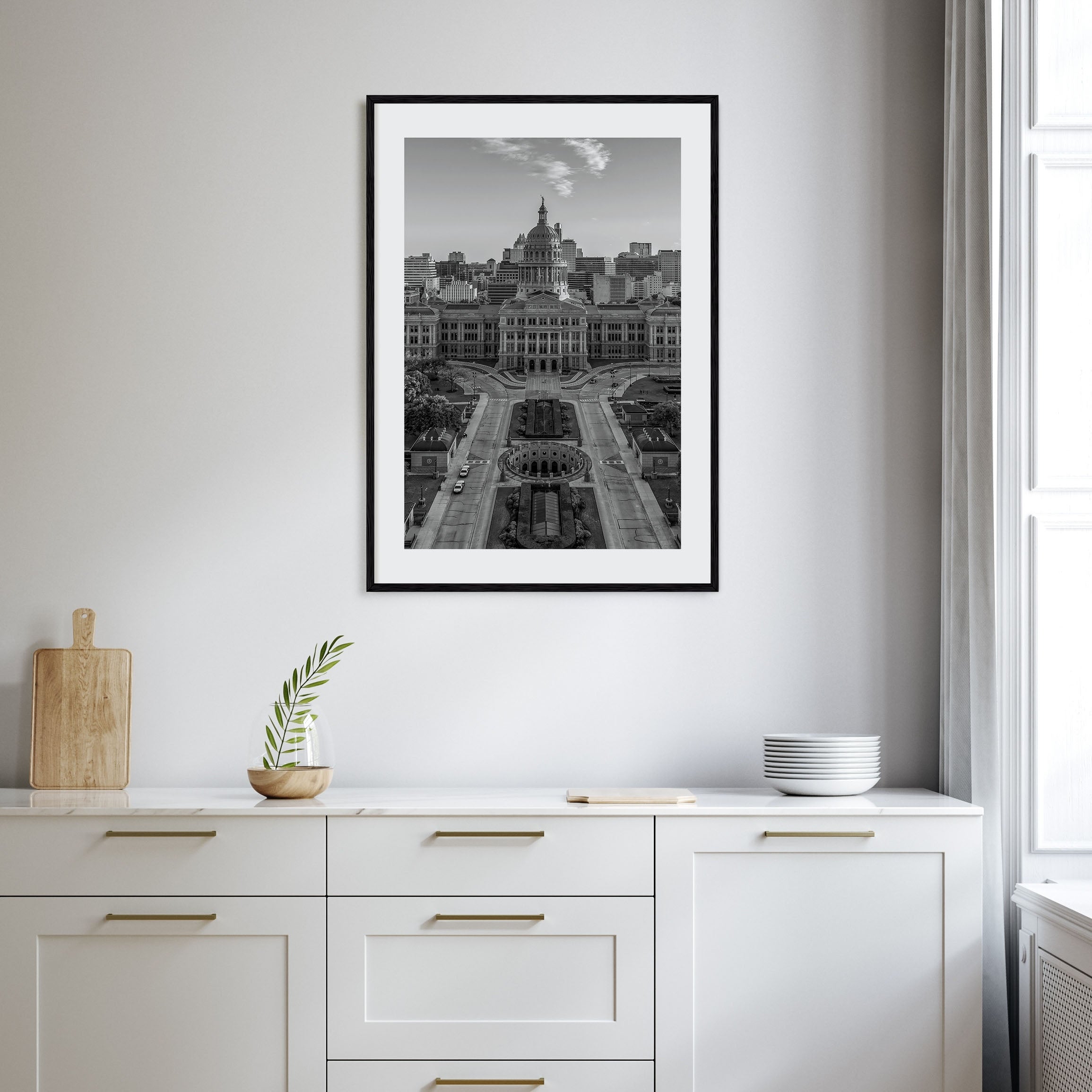 Texas Photo B&W No 3 Poster