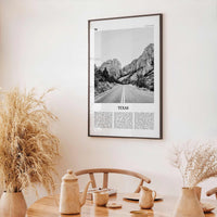 Texas Print Black and White No 1, Texas Wall Art, Texas Poster, Texas Photo, Texas Wall Decor, USA, United States, North America