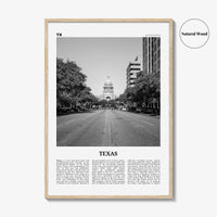 Texas Print Black and White No 2, Texas Wall Art, Texas Poster, Texas Photo, Texas Wall Decor, USA, United States, North America