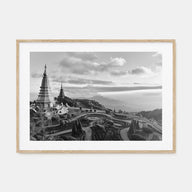 Thailand Landscape B&W Poster
