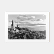 Thailand Landscape B&W Poster