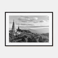Thailand Landscape B&W Poster