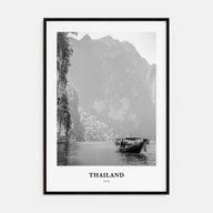 Thailand Portrait B&W No 1 Poster