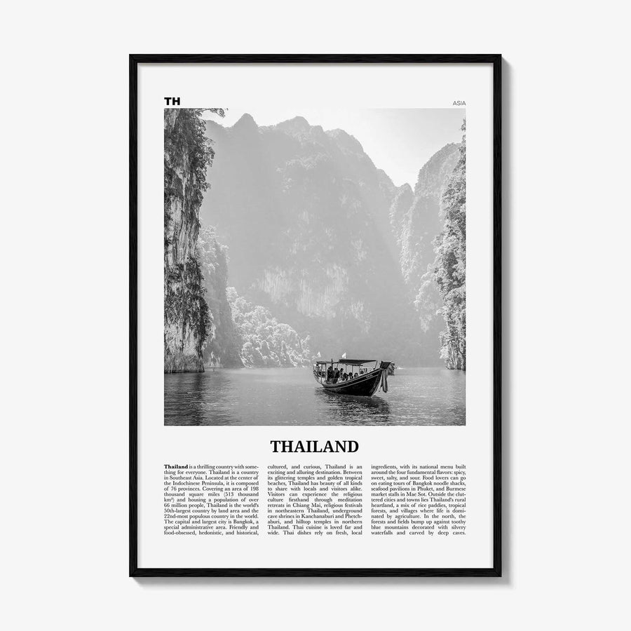 Thailand Print Black and White No 1, Thailand Wall Art, Thailand Poster, Thailand Photo, Ratcha-anachak, Thai, Siam, Bangkok, Asia