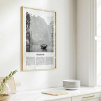 Thailand Print Black and White No 1, Thailand Wall Art, Thailand Poster, Thailand Photo, Ratcha-anachak, Thai, Siam, Bangkok, Asia