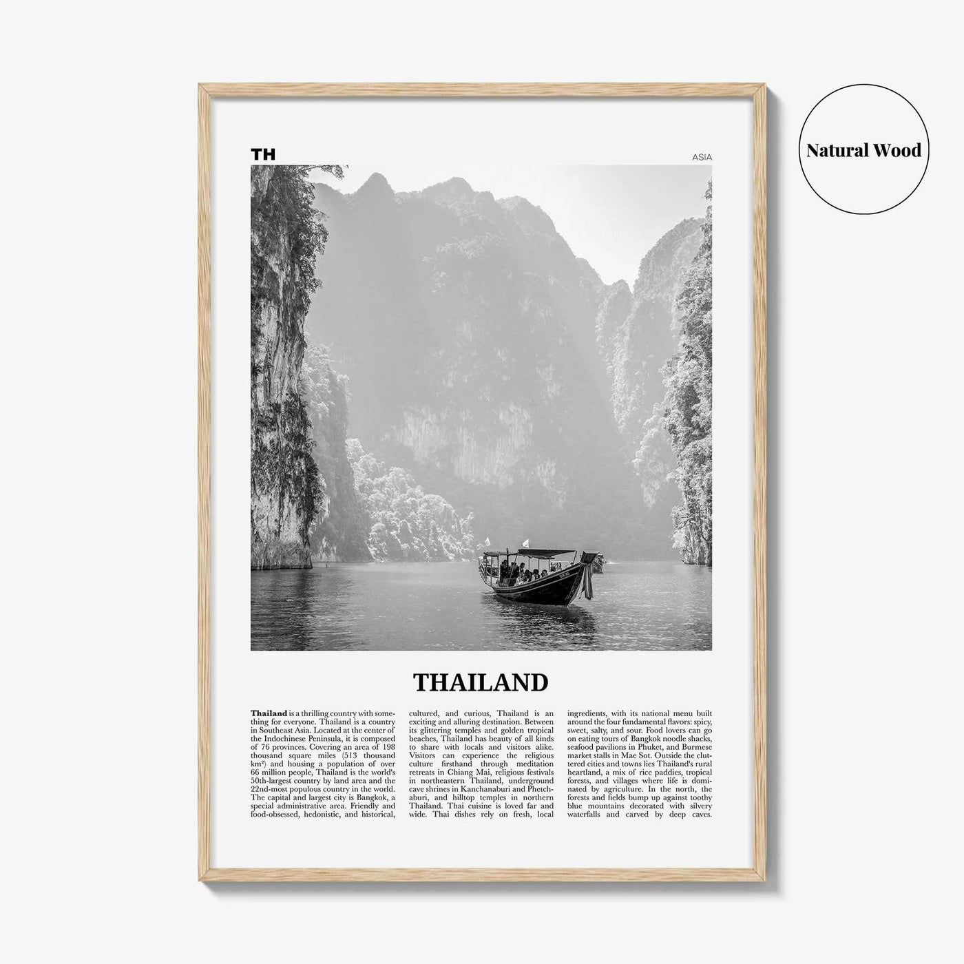 Thailand Print Black and White No 1, Thailand Wall Art, Thailand Poster, Thailand Photo, Ratcha-anachak, Thai, Siam, Bangkok, Asia