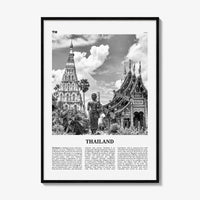 Thailand Print Black and White No 2, Thailand Wall Art, Thailand Poster, Thailand Photo, Ratcha-anachak, Thai, Siam, Bangkok, Asia