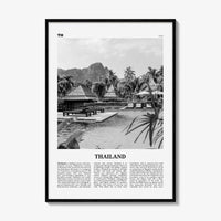 Thailand Print Black and White No 3, Thailand Wall Art, Thailand Poster, Thailand Photo, Ratcha-anachak, Thai, Siam, Bangkok, Asia