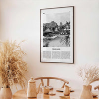 Thailand Print Black and White No 3, Thailand Wall Art, Thailand Poster, Thailand Photo, Ratcha-anachak, Thai, Siam, Bangkok, Asia