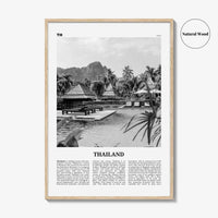 Thailand Print Black and White No 3, Thailand Wall Art, Thailand Poster, Thailand Photo, Ratcha-anachak, Thai, Siam, Bangkok, Asia