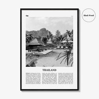 Thailand Print Black and White No 3, Thailand Wall Art, Thailand Poster, Thailand Photo, Ratcha-anachak, Thai, Siam, Bangkok, Asia