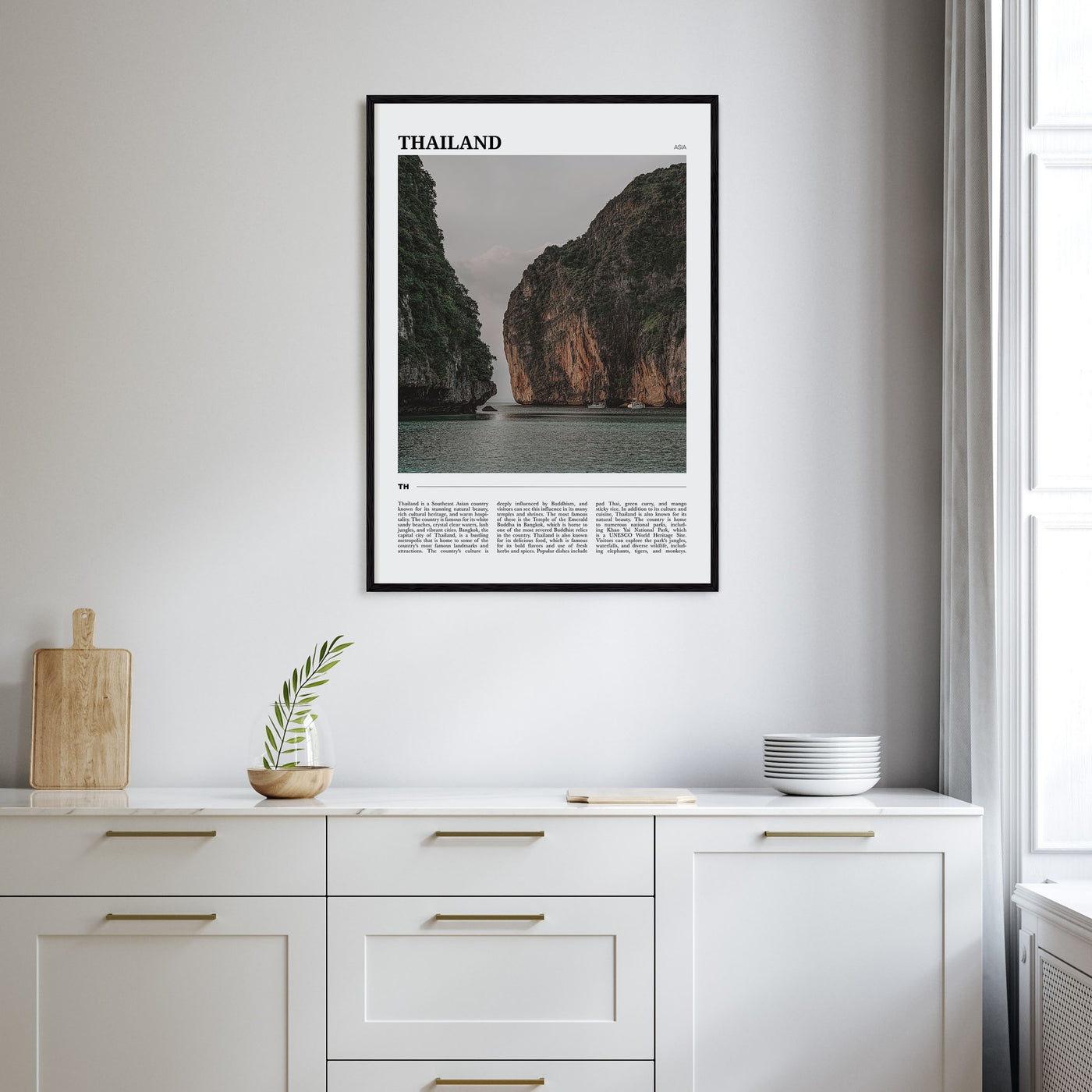 Thailand Travel Color Poster
