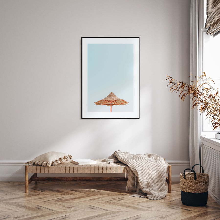 Thatched Hut Photo Color Poster