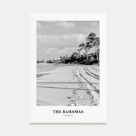 The Bahamas Portrait B&W No 1 Poster