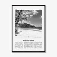 The Bahamas Print Black and White No 1, Bahamas Wall Art, Bahamas Poster, Bahamas Photo, Bahamas Decor, Nassau Islands Eleuthera, Caribbean