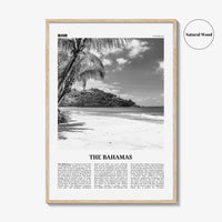 The Bahamas Print Black and White No 1, Bahamas Wall Art, Bahamas Poster, Bahamas Photo, Bahamas Decor, Nassau Islands Eleuthera, Caribbean