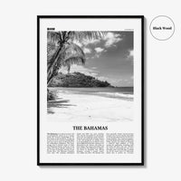 The Bahamas Print Black and White No 1, Bahamas Wall Art, Bahamas Poster, Bahamas Photo, Bahamas Decor, Nassau Islands Eleuthera, Caribbean