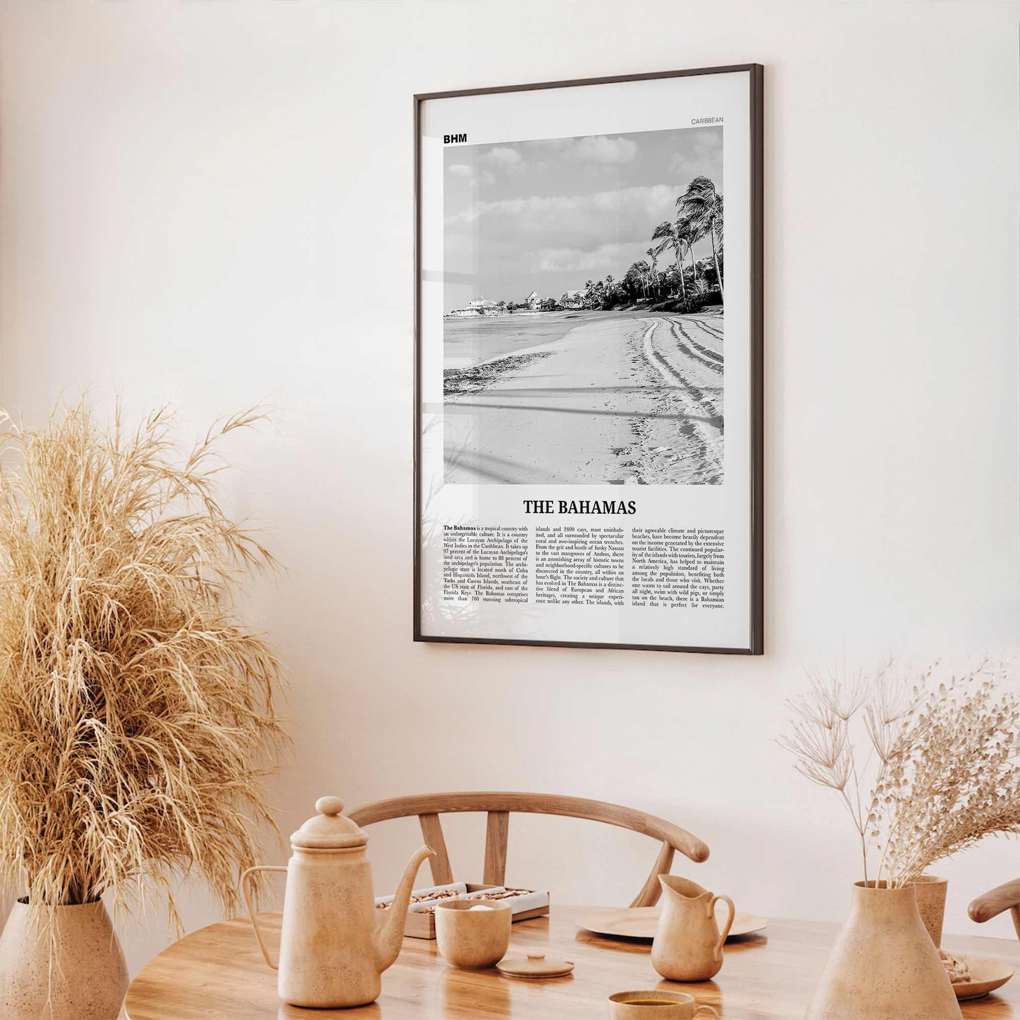 The Bahamas Print Black and White No 2, Bahamas Wall Art, Bahamas Poster, Bahamas Photo, Bahamas Decor, Nassau Islands Eleuthera, Caribbean