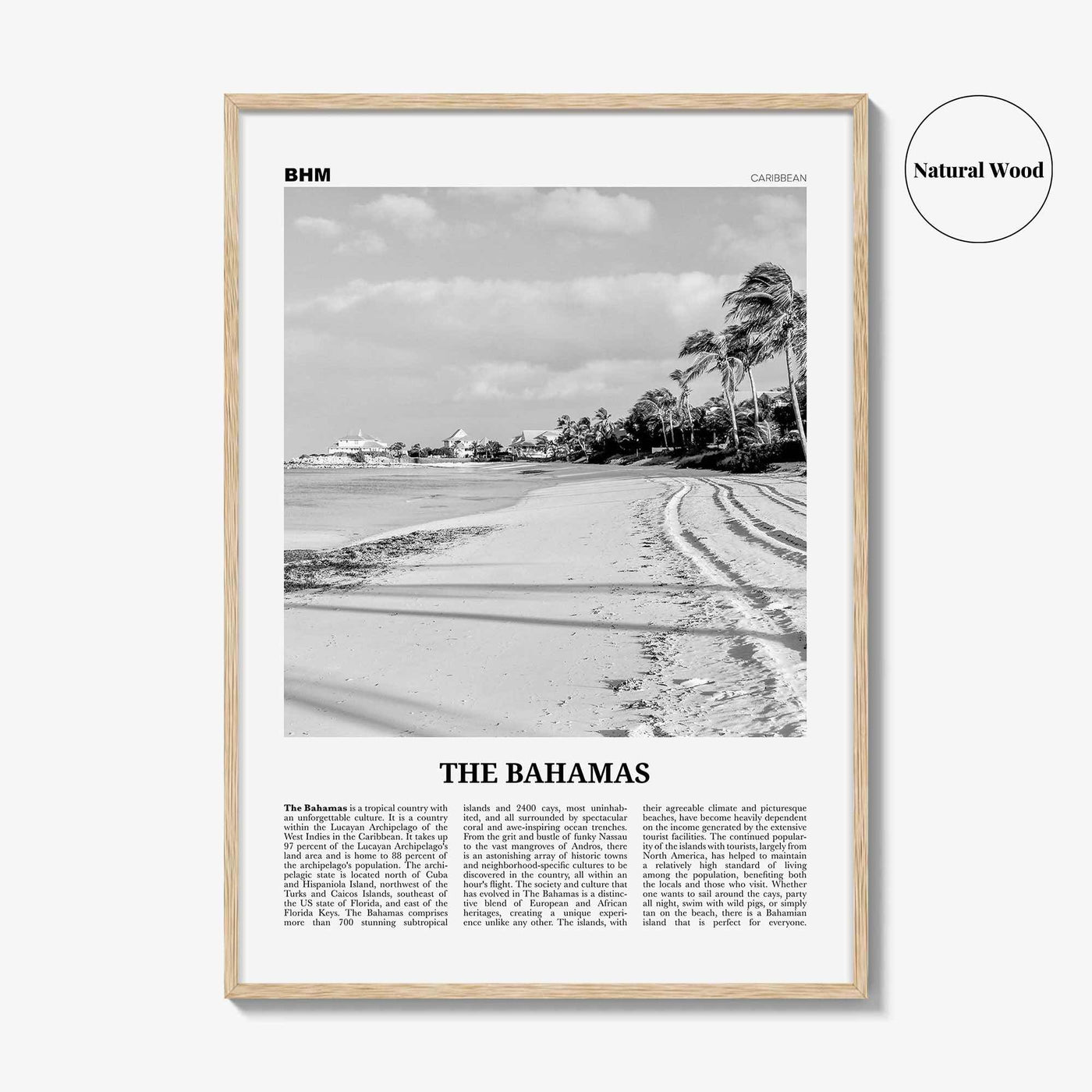 The Bahamas Print Black and White No 2, Bahamas Wall Art, Bahamas Poster, Bahamas Photo, Bahamas Decor, Nassau Islands Eleuthera, Caribbean
