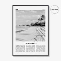 The Bahamas Print Black and White No 2, Bahamas Wall Art, Bahamas Poster, Bahamas Photo, Bahamas Decor, Nassau Islands Eleuthera, Caribbean