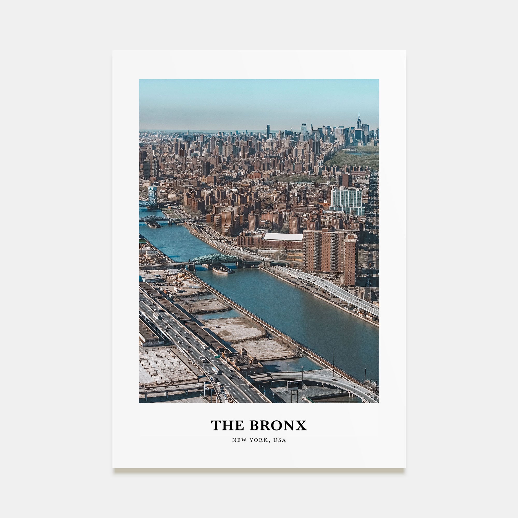 The Bronx Portrait Color No 2 Poster