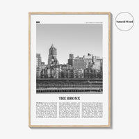 The Bronx Print Black and White No 1, The Bronx Wall Art, The Bronx Poster, The Bronx Photo, New York, USA, United States, North America