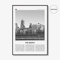 The Bronx Print Black and White No 1, The Bronx Wall Art, The Bronx Poster, The Bronx Photo, New York, USA, United States, North America