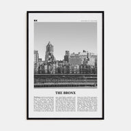 The Bronx Travel B&W No 1 Poster