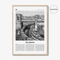 The Bronx Print Black and White No 2, The Bronx Wall Art, The Bronx Poster, The Bronx Photo, New York, USA, United States, North America
