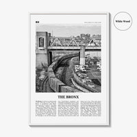 The Bronx Print Black and White No 2, The Bronx Wall Art, The Bronx Poster, The Bronx Photo, New York, USA, United States, North America