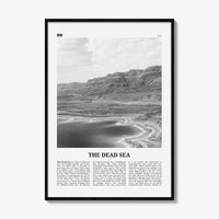 The Dead Sea Print Black and White, The Dead Sea Wall Art, The Dead Sea Poster, The Dead Sea Photo, The Dead Sea Wall Décor