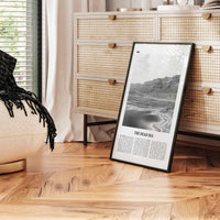 The Dead Sea Print Black and White, The Dead Sea Wall Art, The Dead Sea Poster, The Dead Sea Photo, The Dead Sea Wall Décor