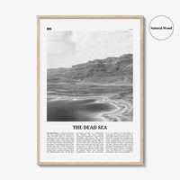 The Dead Sea Print Black and White, The Dead Sea Wall Art, The Dead Sea Poster, The Dead Sea Photo, The Dead Sea Wall Décor