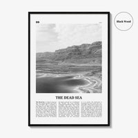 The Dead Sea Print Black and White, The Dead Sea Wall Art, The Dead Sea Poster, The Dead Sea Photo, The Dead Sea Wall Décor