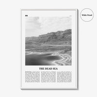 The Dead Sea Print Black and White, The Dead Sea Wall Art, The Dead Sea Poster, The Dead Sea Photo, The Dead Sea Wall Décor
