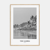 The Gambia Portrait B&W Poster