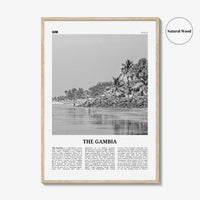 The Gambia Print Black and White, Gambia Wall Art, Gambia Poster, Gambia Photo, Gambia Wall Decor, Serrekunda, Serekunda, Banjul, Africa
