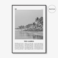 The Gambia Print Black and White, Gambia Wall Art, Gambia Poster, Gambia Photo, Gambia Wall Decor, Serrekunda, Serekunda, Banjul, Africa