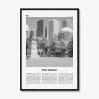 The Hague Print Black and White, The Hague Wall Art, The Hague Poster, The Hague Photo, Netherlands, Nederland, Den Haag, Holland, Europe