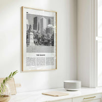 The Hague Print Black and White, The Hague Wall Art, The Hague Poster, The Hague Photo, Netherlands, Nederland, Den Haag, Holland, Europe