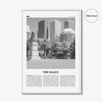 The Hague Print Black and White, The Hague Wall Art, The Hague Poster, The Hague Photo, Netherlands, Nederland, Den Haag, Holland, Europe