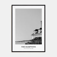 The Hamptons Portrait B&W Poster
