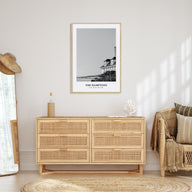 The Hamptons Portrait B&W Poster