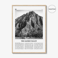 The Sacred Valley Print Black and White, The Sacred Valley Wall Art, The Sacred Valley Poster, The Sacred Valley Photo, Peru