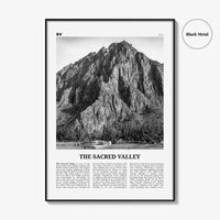 The Sacred Valley Print Black and White, The Sacred Valley Wall Art, The Sacred Valley Poster, The Sacred Valley Photo, Peru