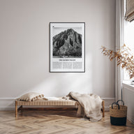 The Sacred Valley Travel B&W Poster