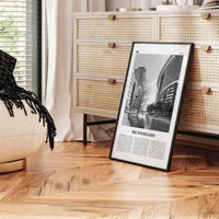 The Woodlands Print Black and White, The Woodlands Wall Art, The Woodlands Poster, Photo, The Woodlands Wall Décor, The Woodlands Map